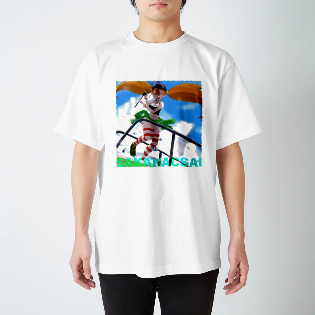 sakanacsai-サカナクサイ-のタルタルちゃん釣り2023夏 スタンダードTシャツ