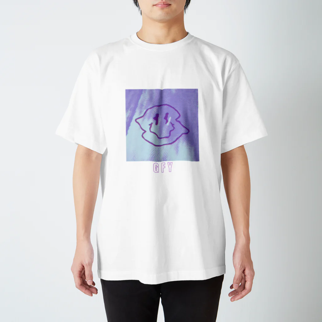 Glitchy DripのGFY スマイリー スタンダードTシャツ