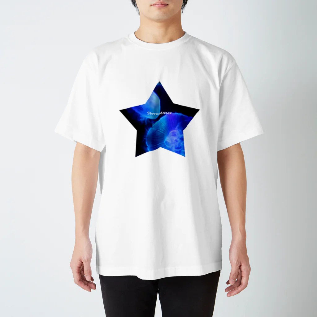 StormMeteorの星と海月 スタンダードTシャツ