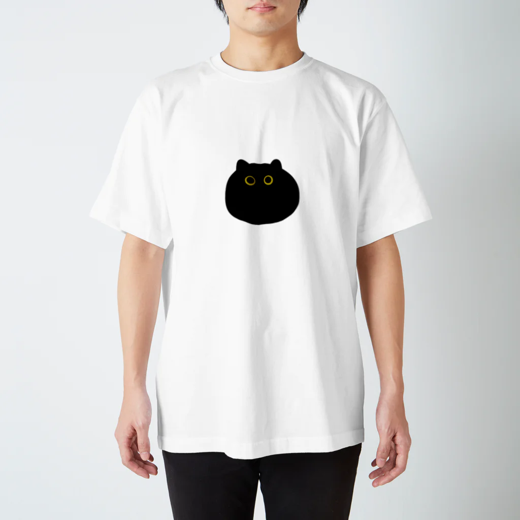多分の多分ねこ、黒い猫 スタンダードTシャツ