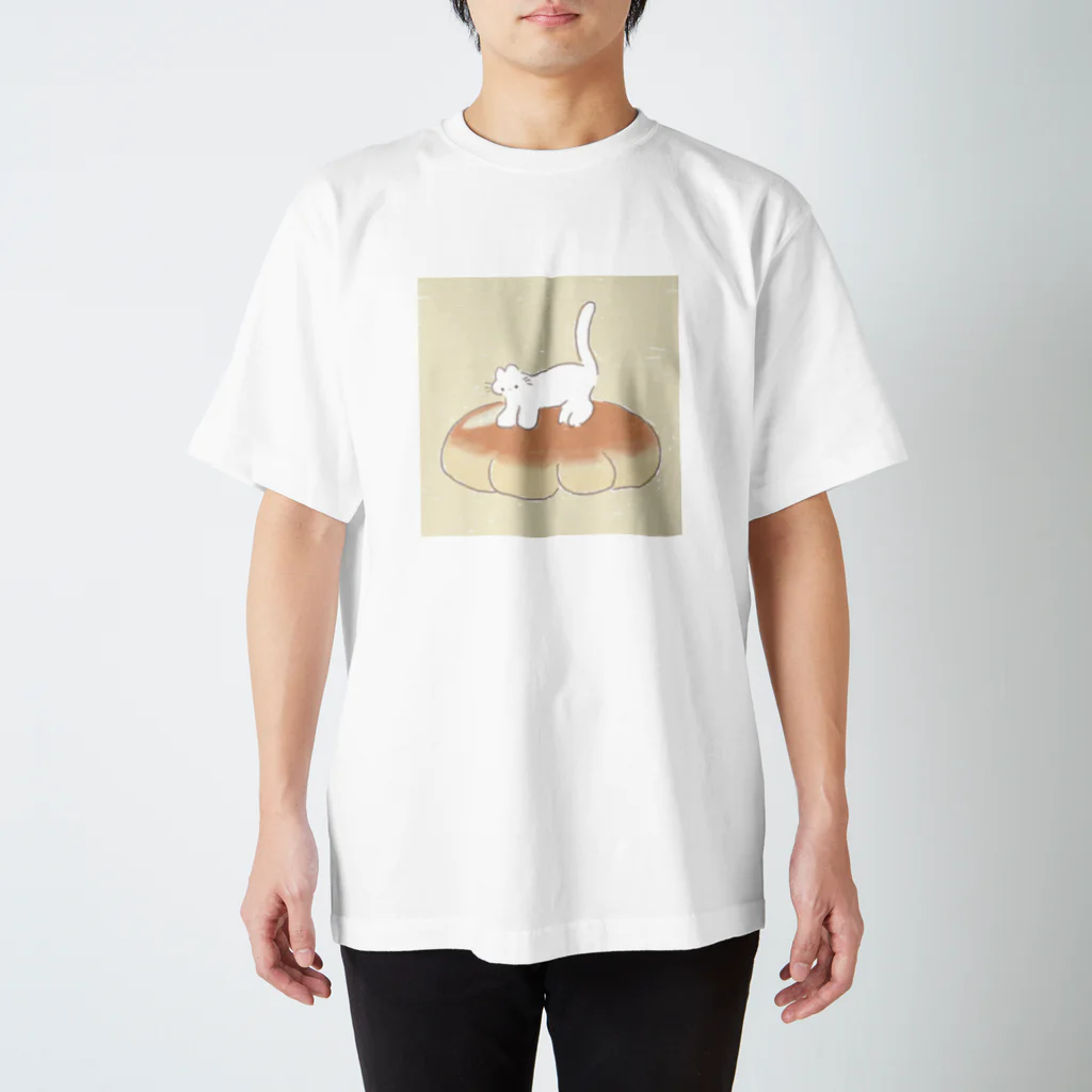 ときえだ みずきのクリームパンとねこ Regular Fit T-Shirt