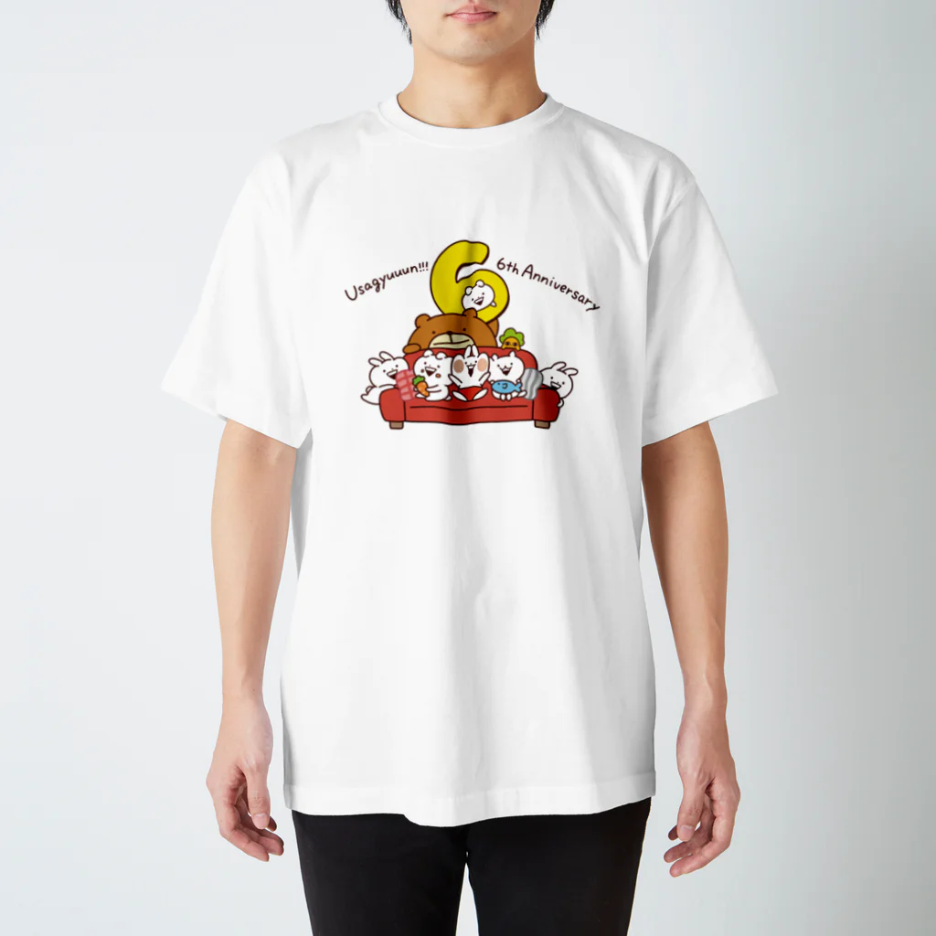 Mintoキャラクターストアのうさぎゅーん！6周年記念グッズ Regular Fit T-Shirt