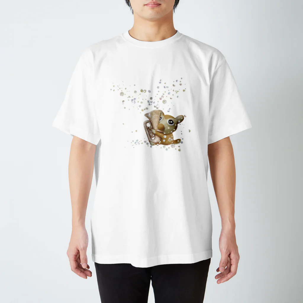 purubinのチューバ吹きの犬 Regular Fit T-Shirt