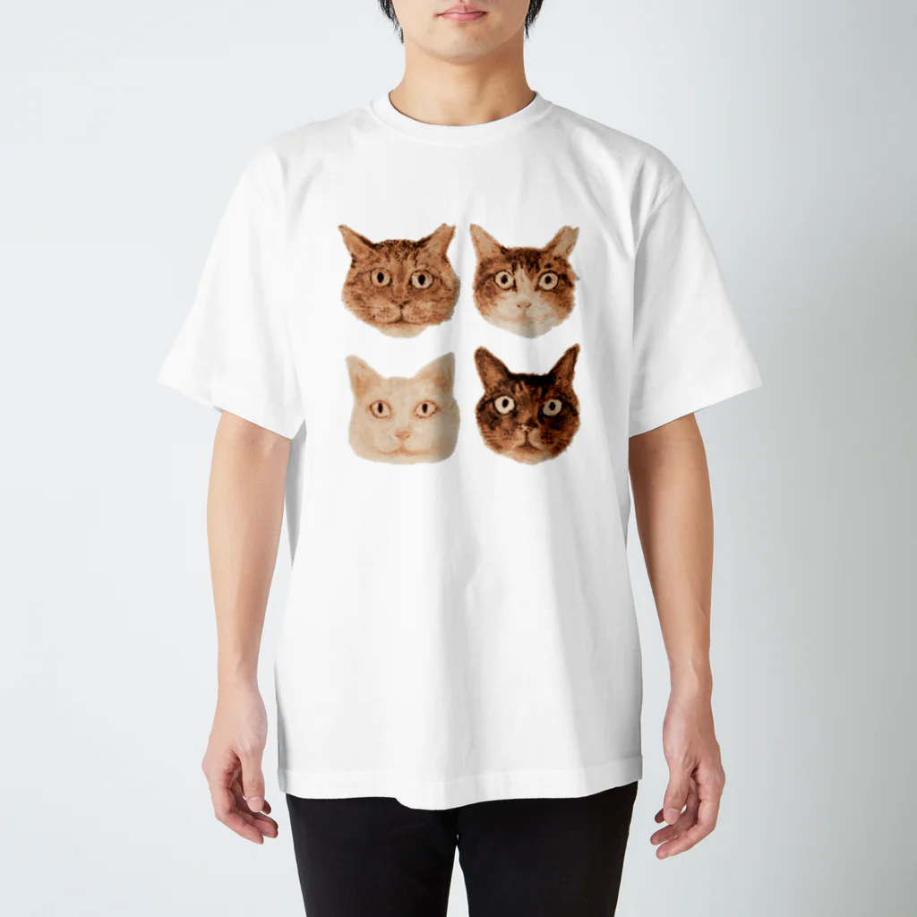 日なたの窓のはっぴいえんどなうちの猫 Regular Fit T-Shirt