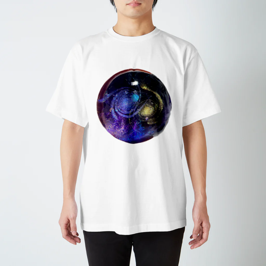 Ripples沖縄レジンアートの宇宙玉レジン スタンダードTシャツ