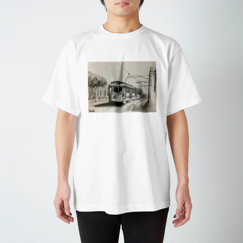 12114649の路面電車 スタンダードTシャツ