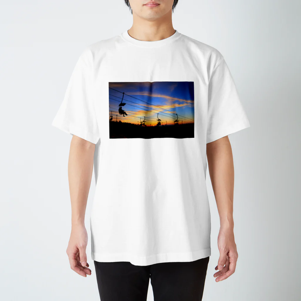 Kojima wataruの夕日 スタンダードTシャツ