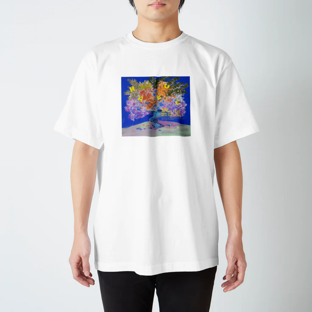 HATERUMOFUTOのwarp vase T スタンダードTシャツ