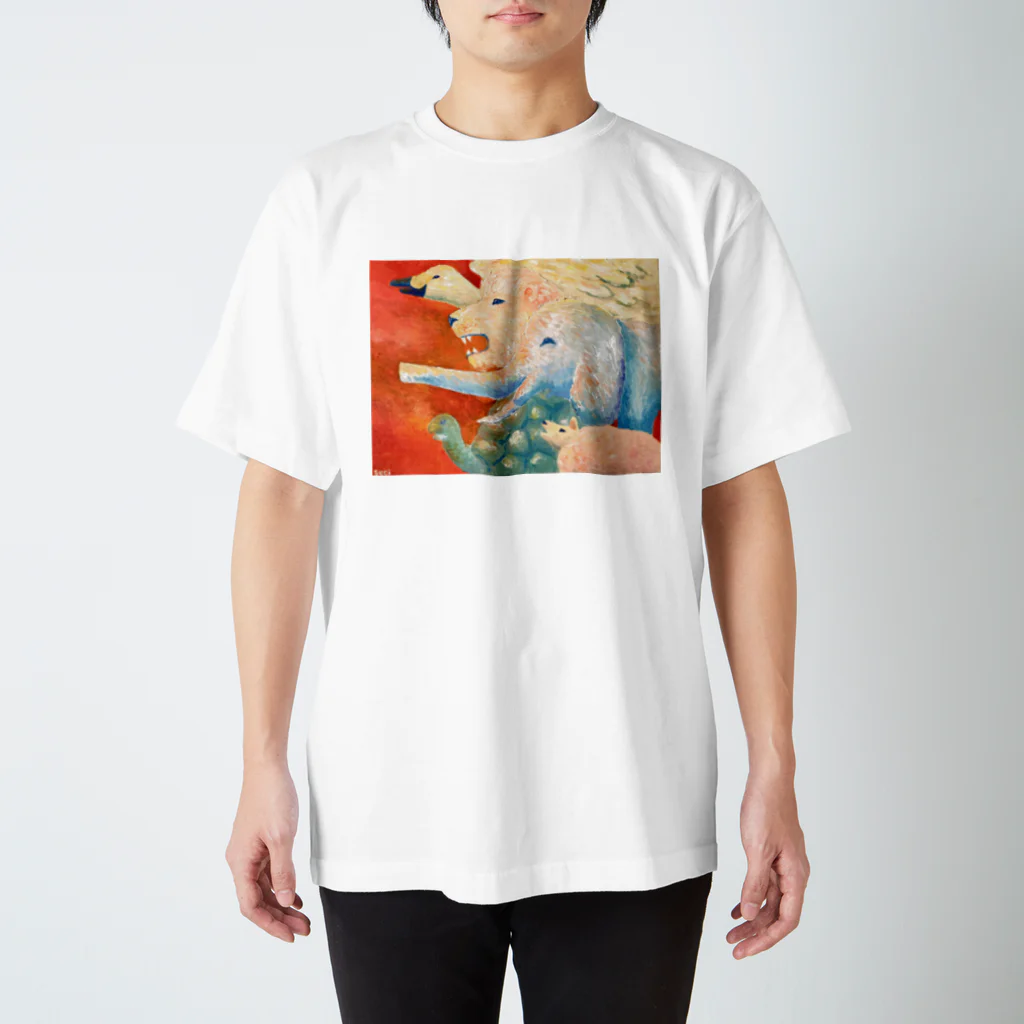 ensemble grace: 室内合奏団の動物たちの行進 スタンダードTシャツ