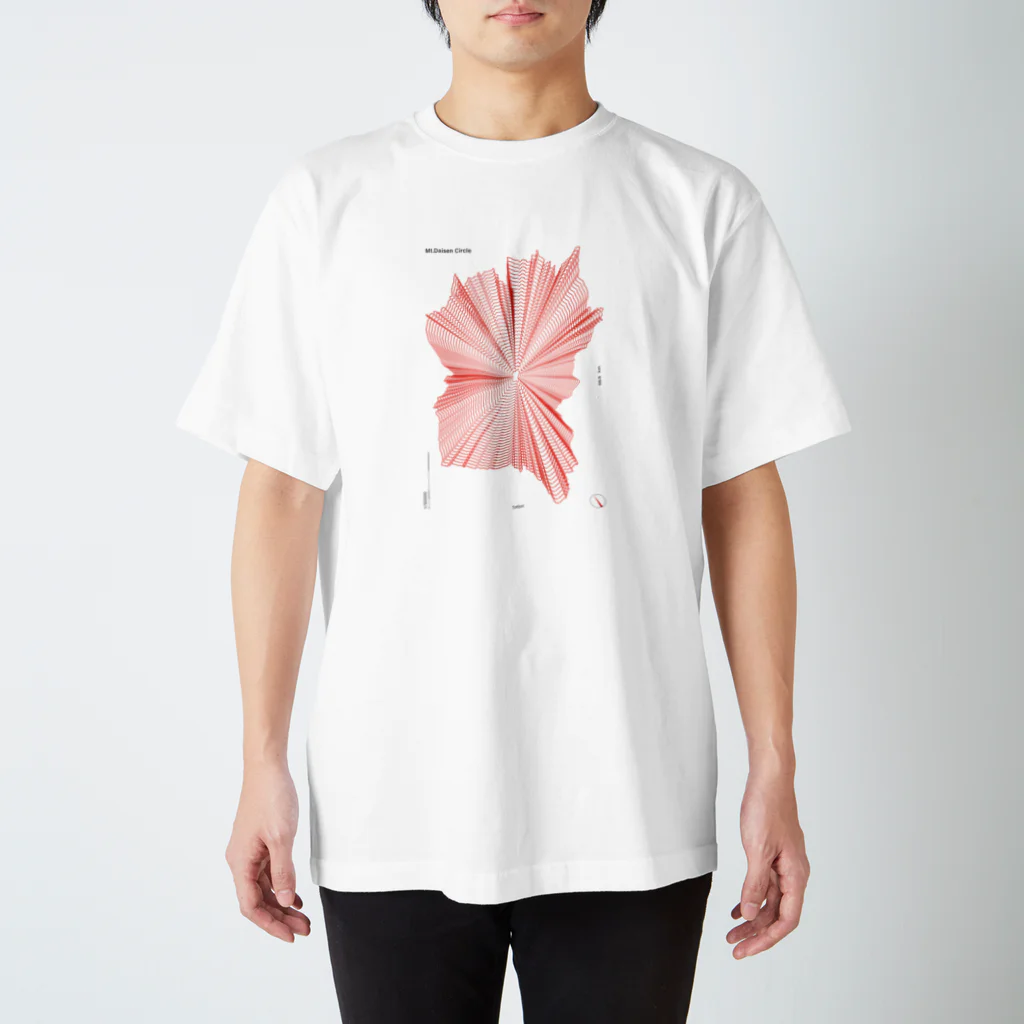 amanicoのルート　大山環状道路｜Bee8Design　 Regular Fit T-Shirt