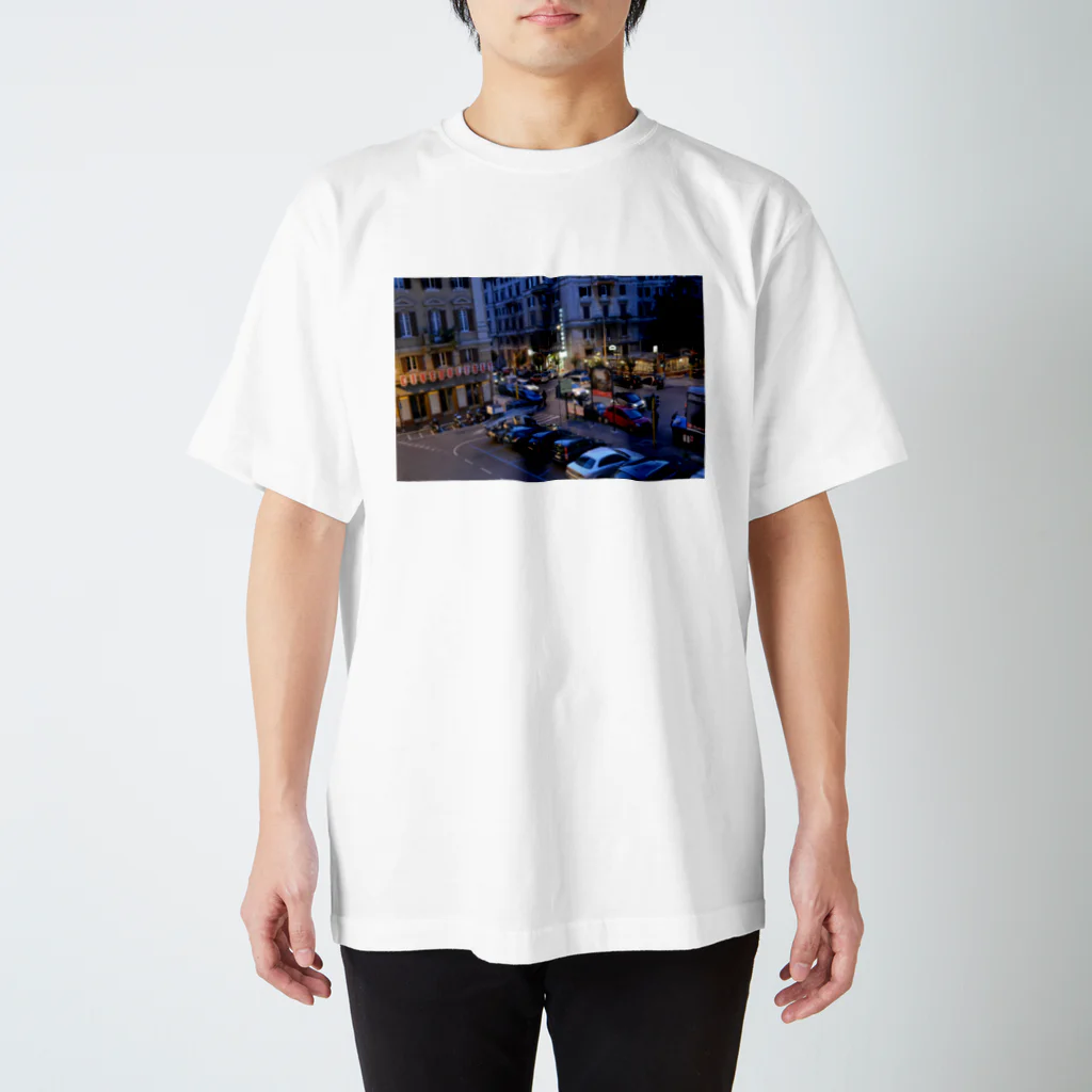 porcospinopiccoloのローマの街角 Regular Fit T-Shirt