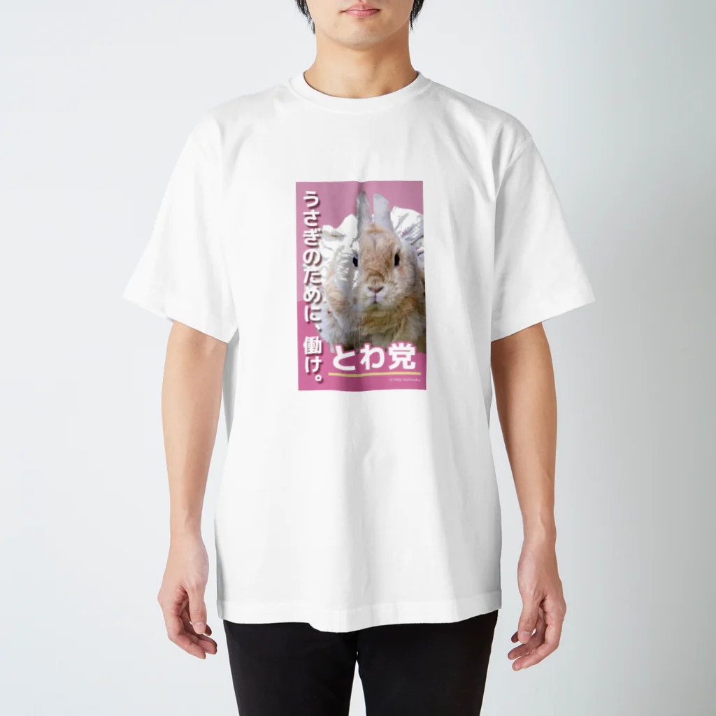 うさぎのとわ姫👑のとわ姫のとわ党 スタンダードTシャツ