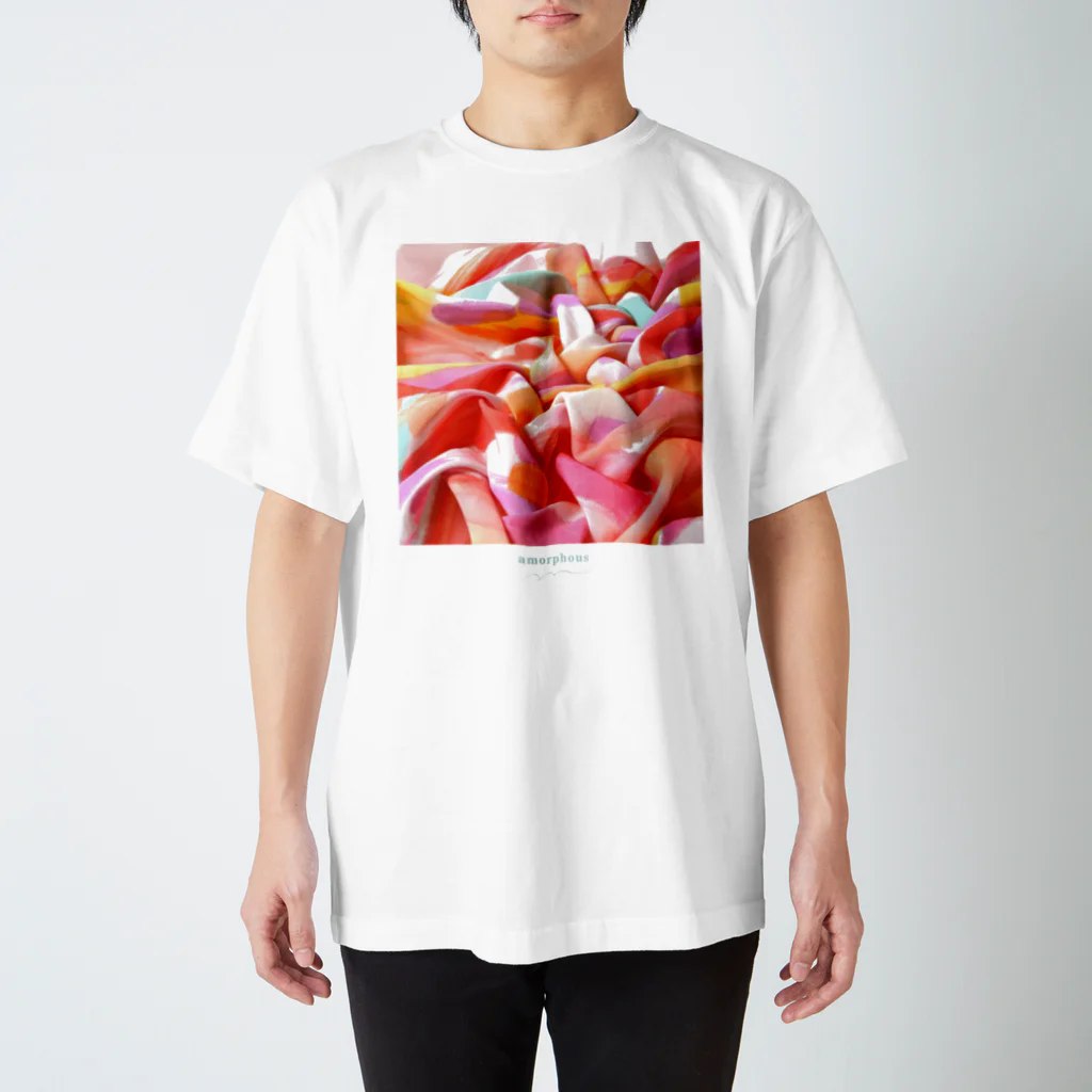 amorphousのW -えがおのしわ- シリーズ01 Regular Fit T-Shirt