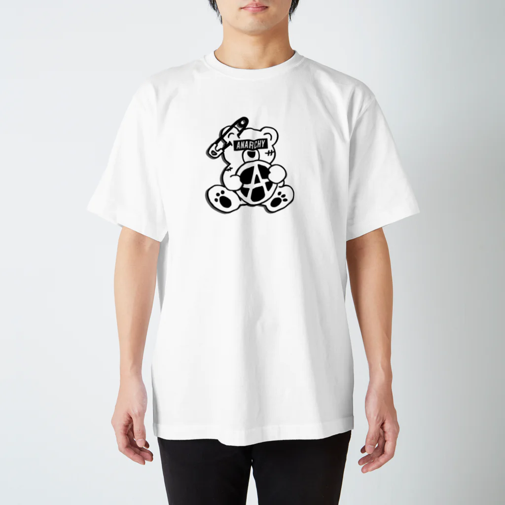 PLAY clothingのANARCHY　BEAR　BL スタンダードTシャツ