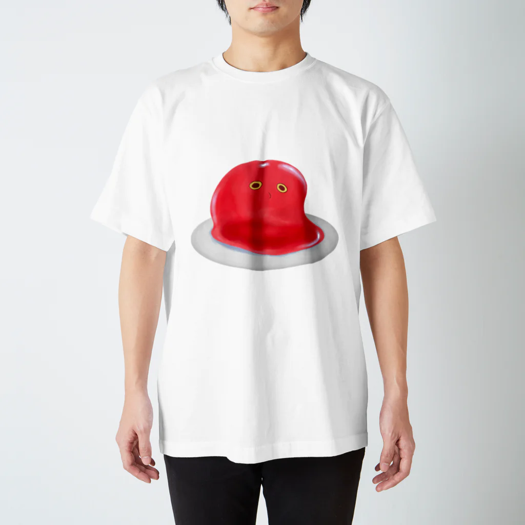 タコパインの缶詰のタコゼリー スタンダードTシャツ