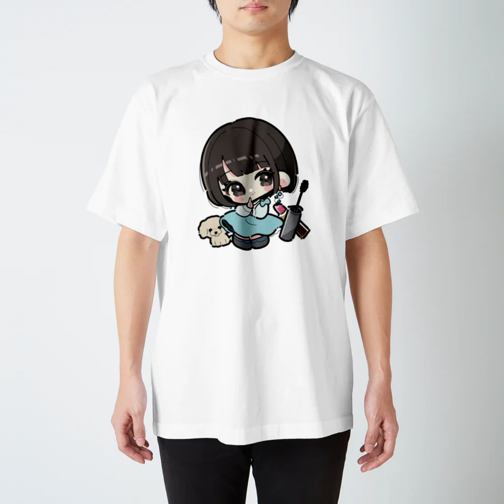 すぎまほちゃんSHOPのホワイト♡すぎまほちゃん Regular Fit T-Shirt