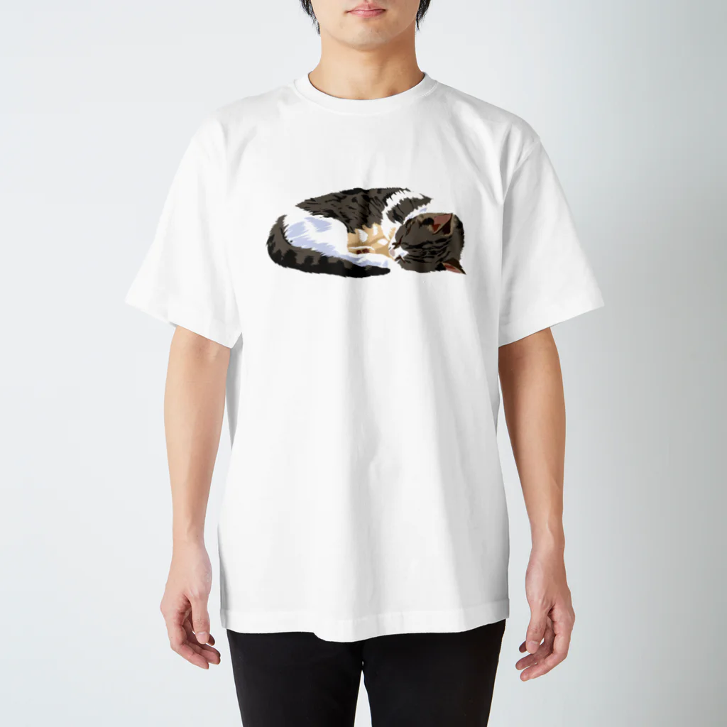なはるんの丸まる猫 Regular Fit T-Shirt