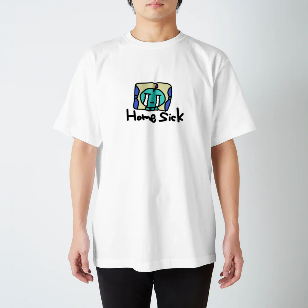 そらんちゅ(宇宙人)のお部屋のホームシック Regular Fit T-Shirt