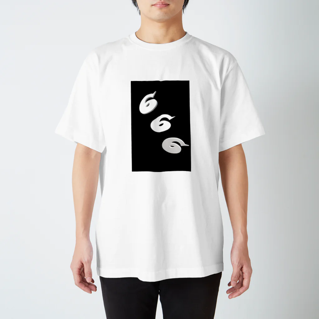 はっぴーのtriple6white スタンダードTシャツ