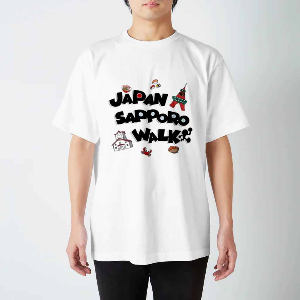 JAPAN SAPPORO WALKのJAPAN SAPPORO WALK ロゴ グッズ スタンダードTシャツ