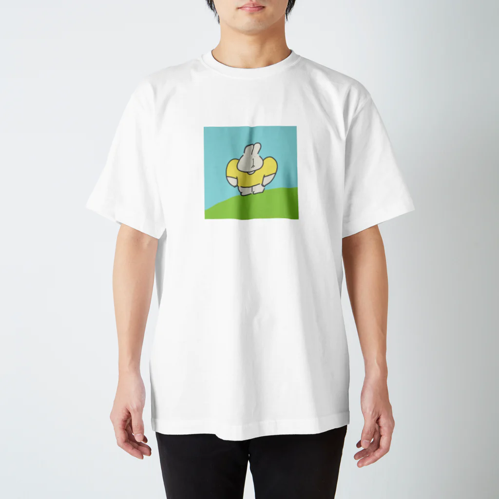 ひふみのいかり肩うさぎ スタンダードTシャツ