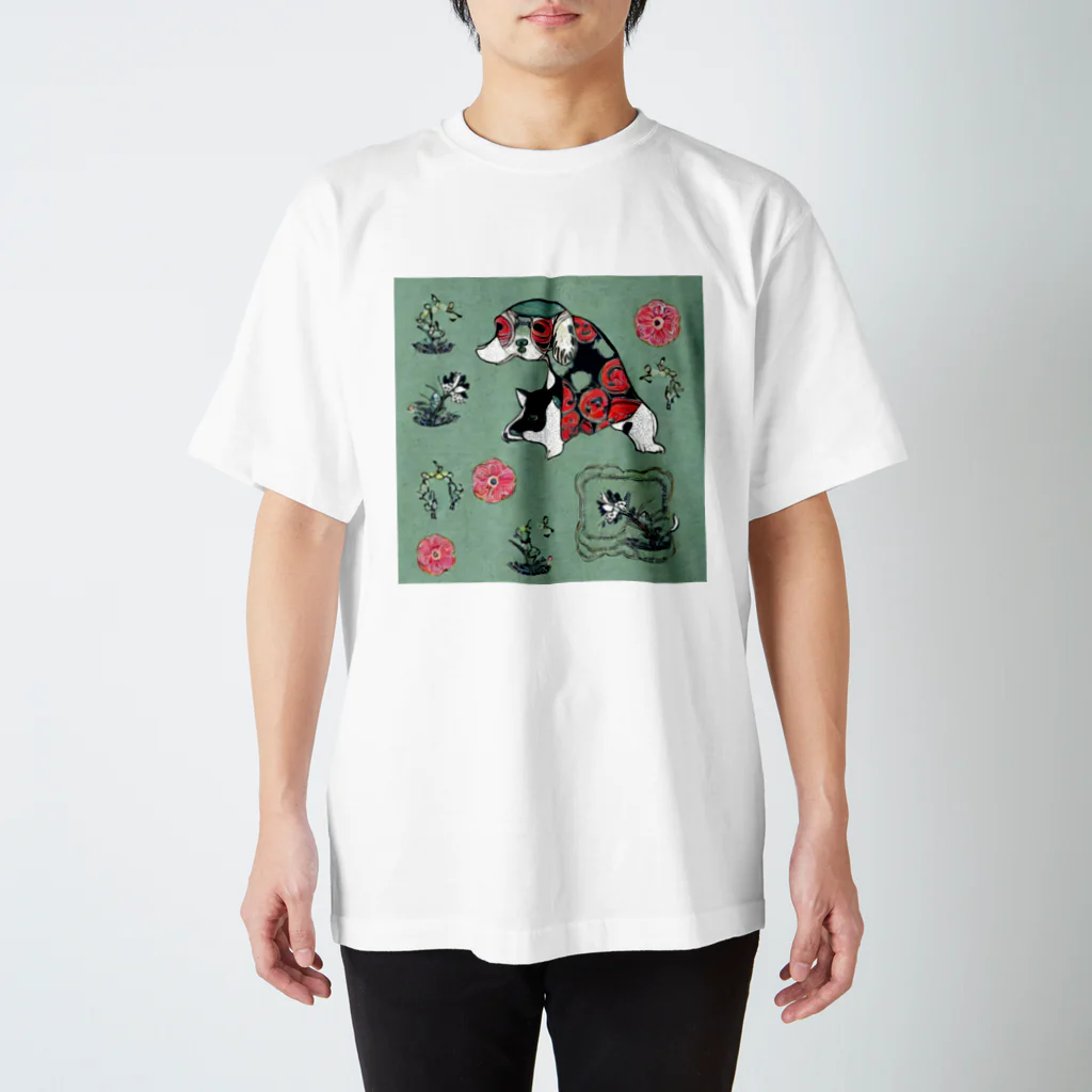 AIちゃんの和の世界の犬 Regular Fit T-Shirt