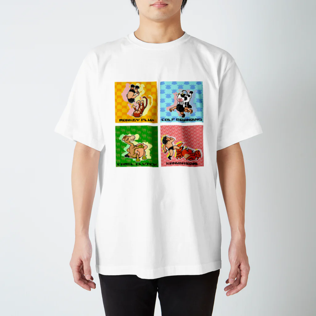 DOTSWRESTLERのWRESTLE ANIMAL スタンダードTシャツ