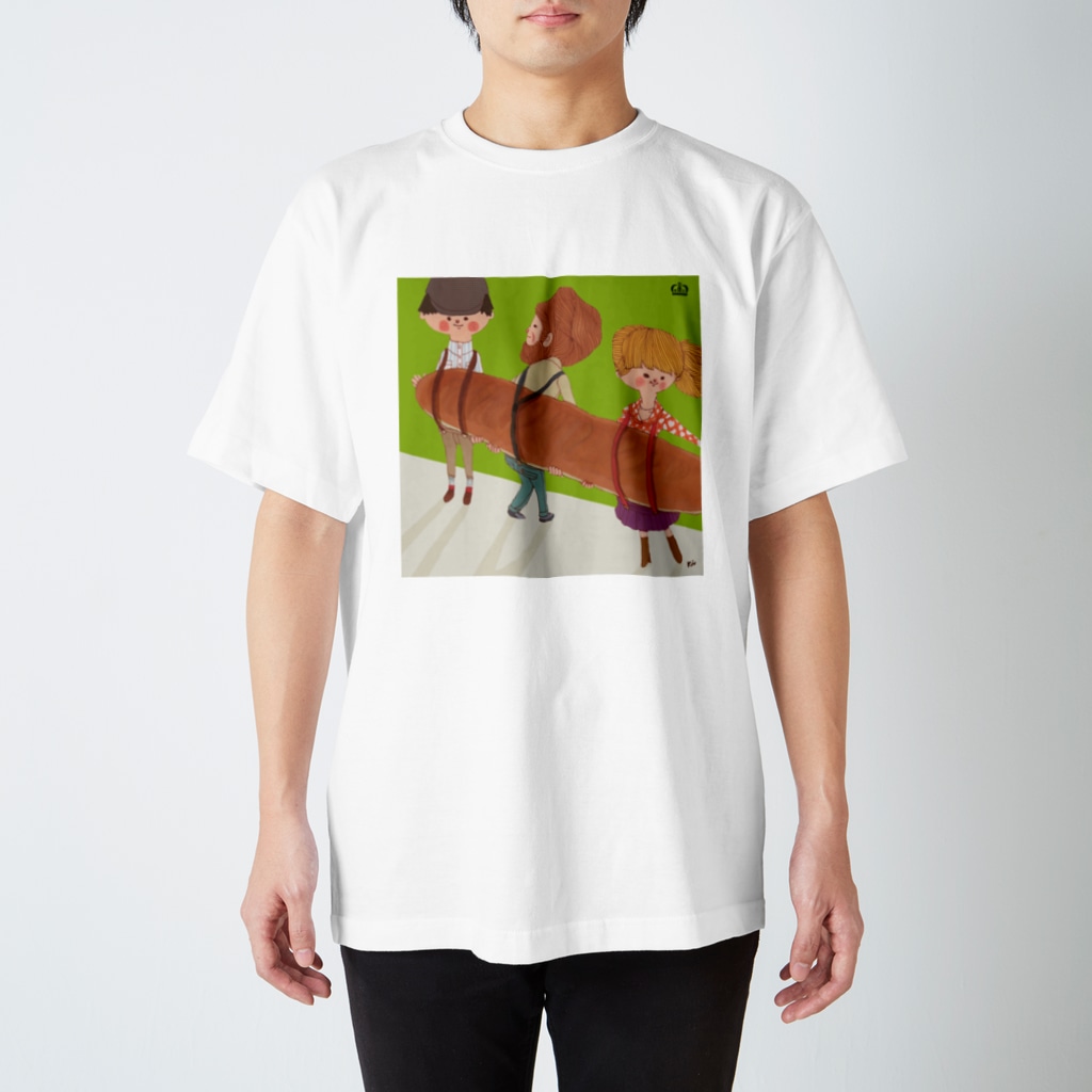 池田蔵人のサスペンダーにはフランスパンを Regular Fit T-Shirt