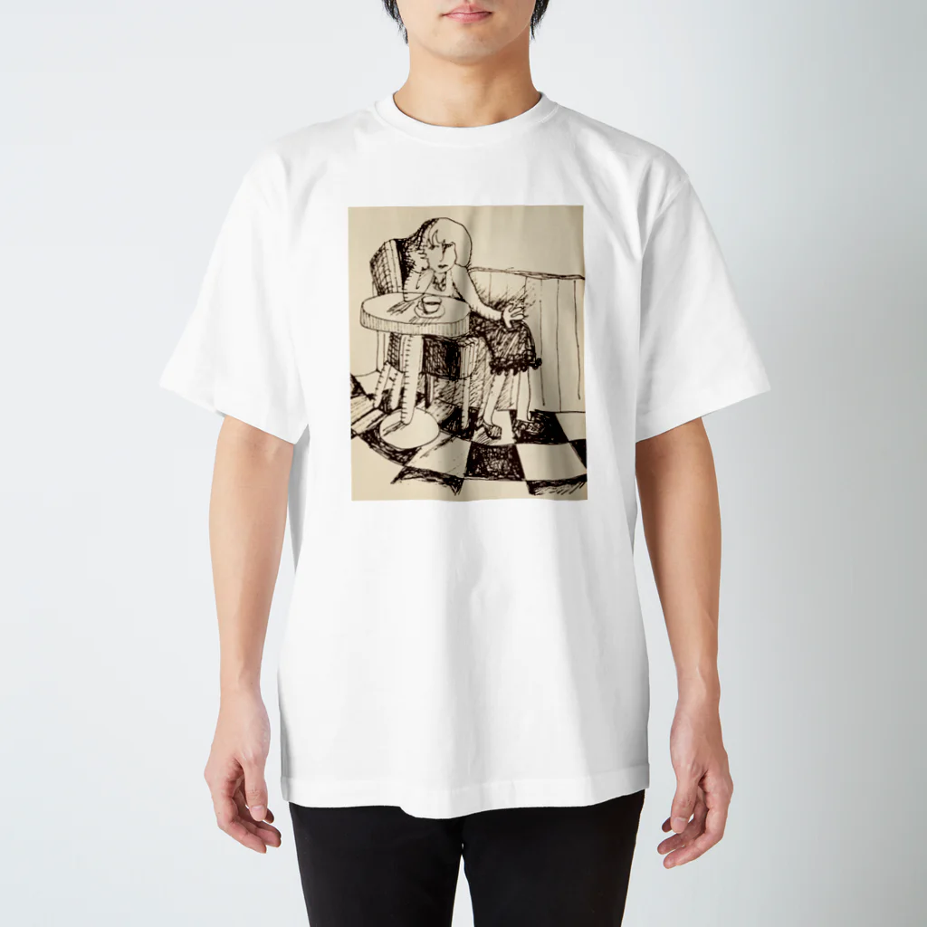 izumi_salonのカフェテリア zine スタンダードTシャツ