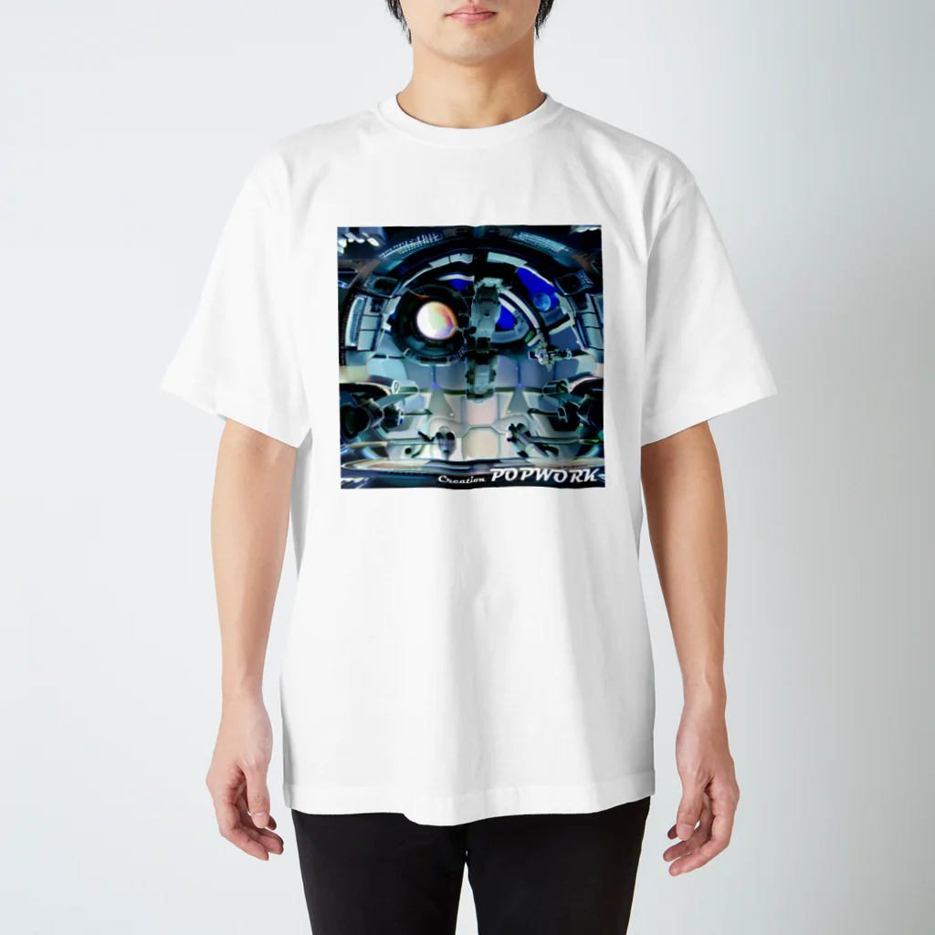 POPWORK (ポップワーク)の宇宙船　操縦室 スタンダードTシャツ