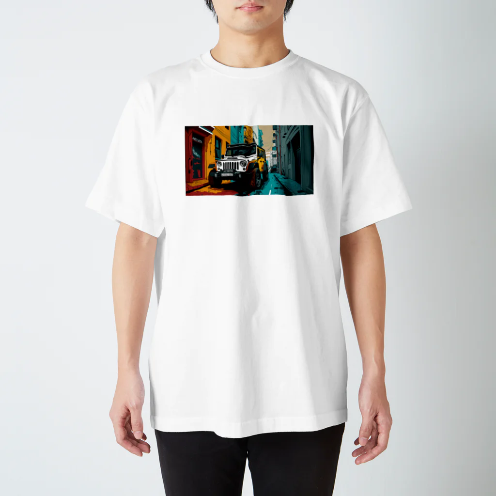 AI車屋のJeep Lover #2 Regular Fit T-Shirt