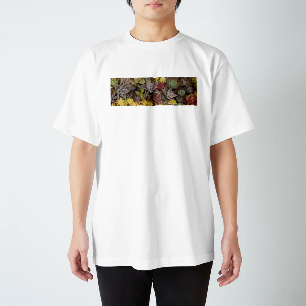 TANIKU-WANの多肉植物を愛したい人 スタンダードTシャツ