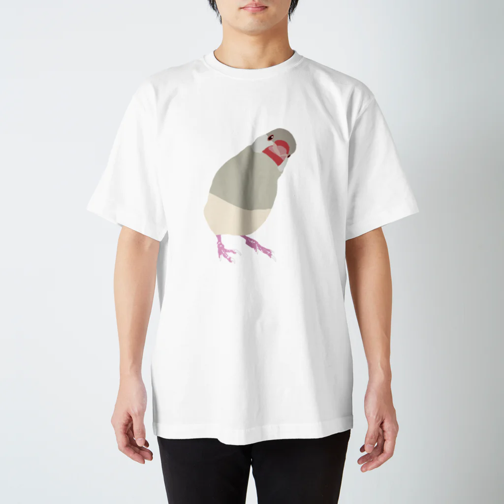 おしゃれぶんちょうのクリームイノ文鳥 Regular Fit T-Shirt