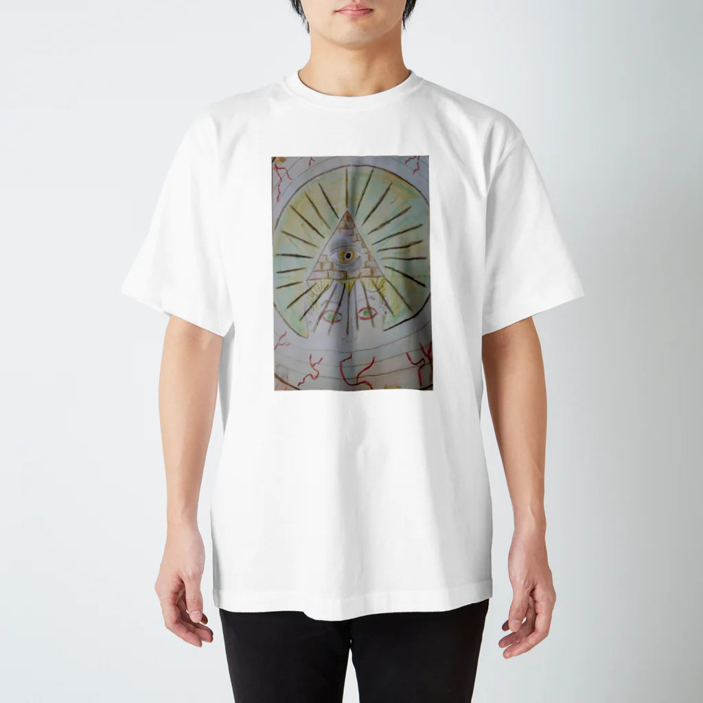 アーティスト 丸尾義久shopのファラオの目 Regular Fit T-Shirt
