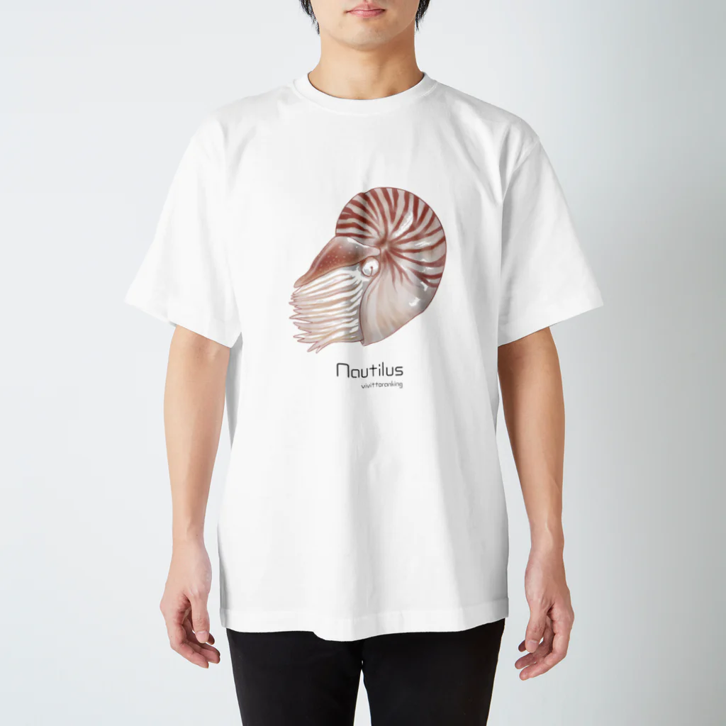 ビビッとランキング【公式】のオウムガイ  Tシャツ【ライトカラー】 Regular Fit T-Shirt