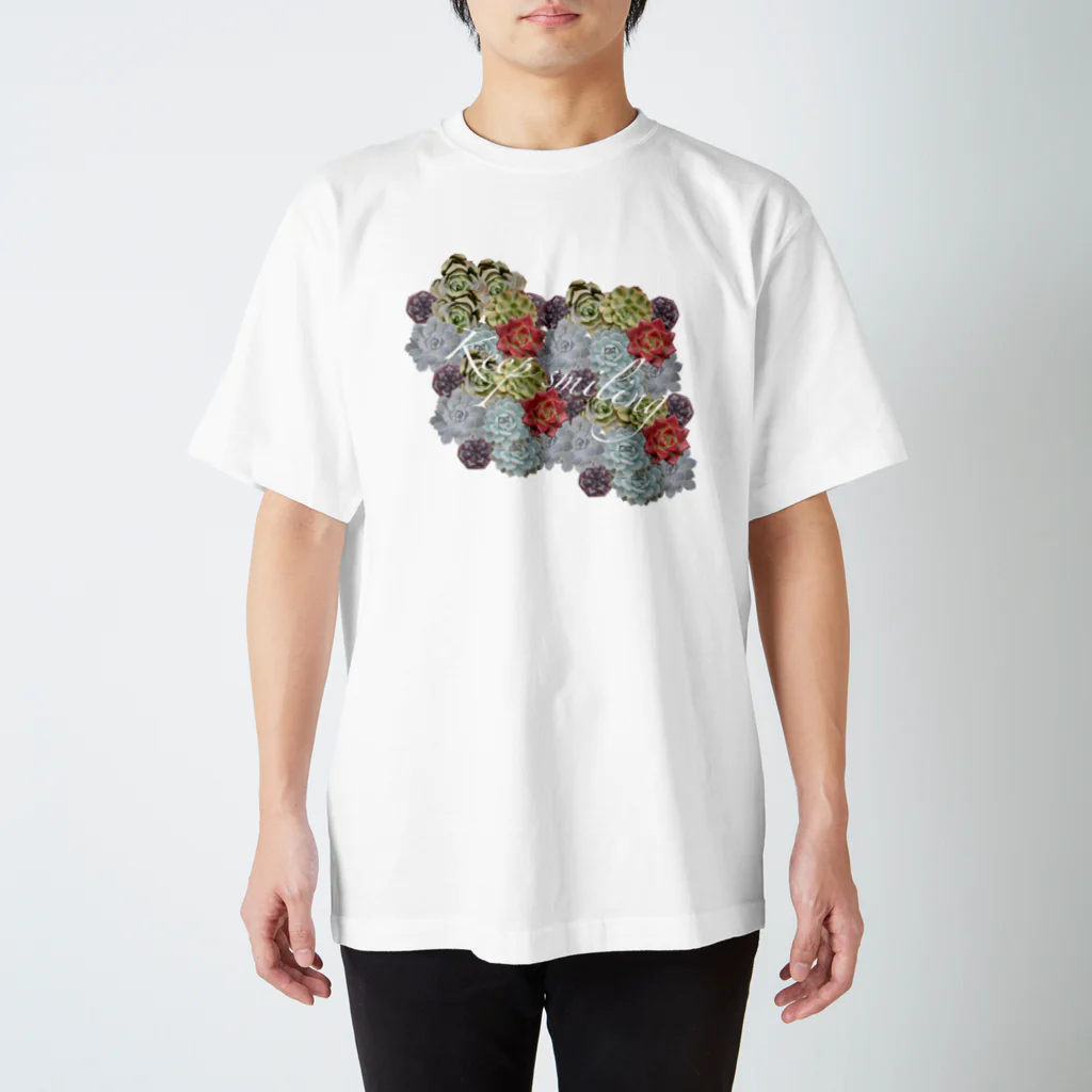Art na plantsのKeep smiling Regular Fit T-Shirt