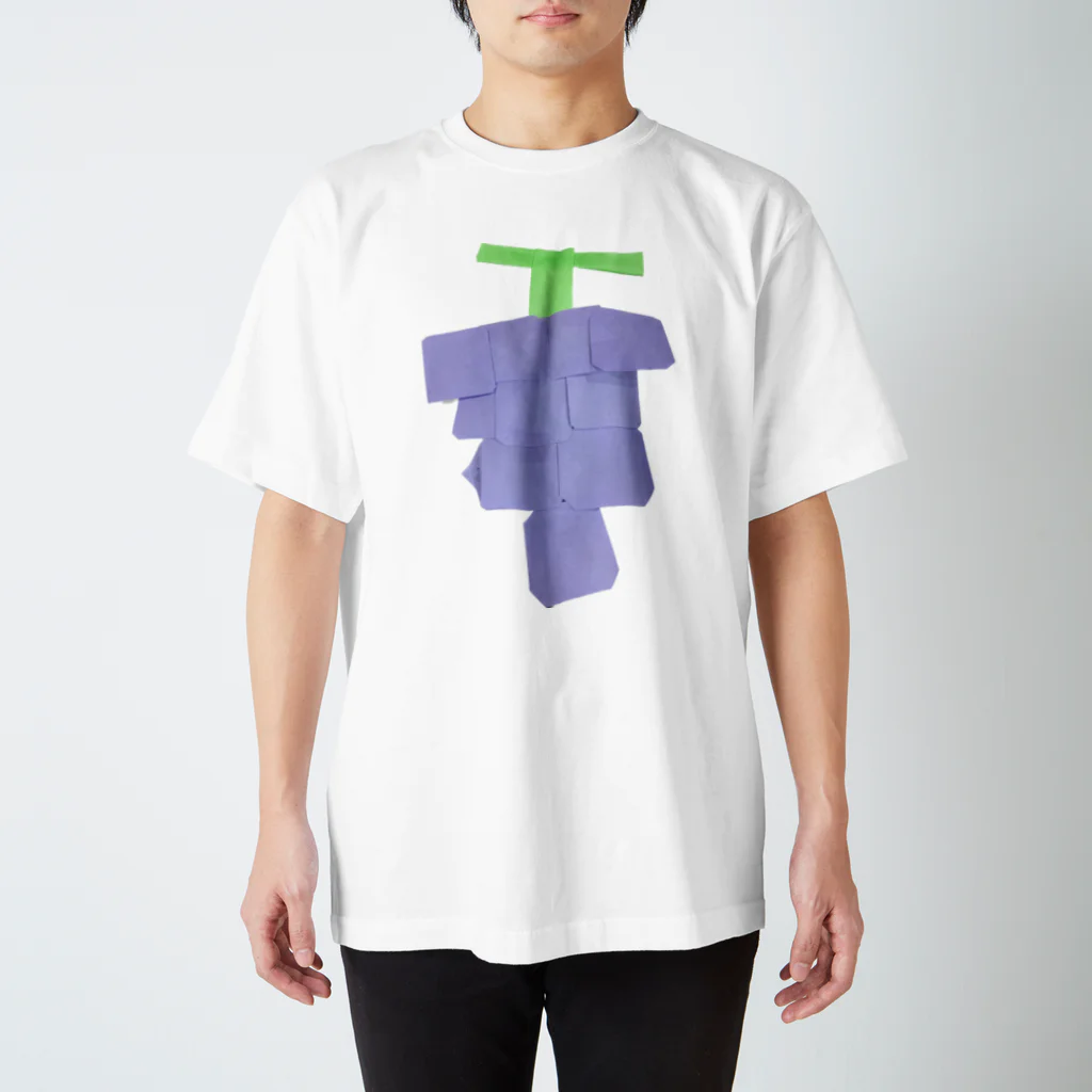 KidsArtの【子どもの絵】大きなぶどう Regular Fit T-Shirt