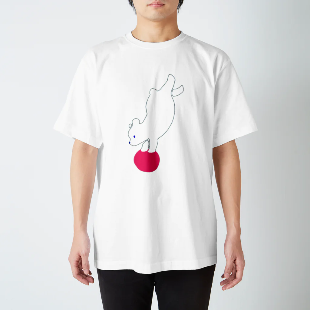 Keroponのたまのり しろくま Regular Fit T-Shirt