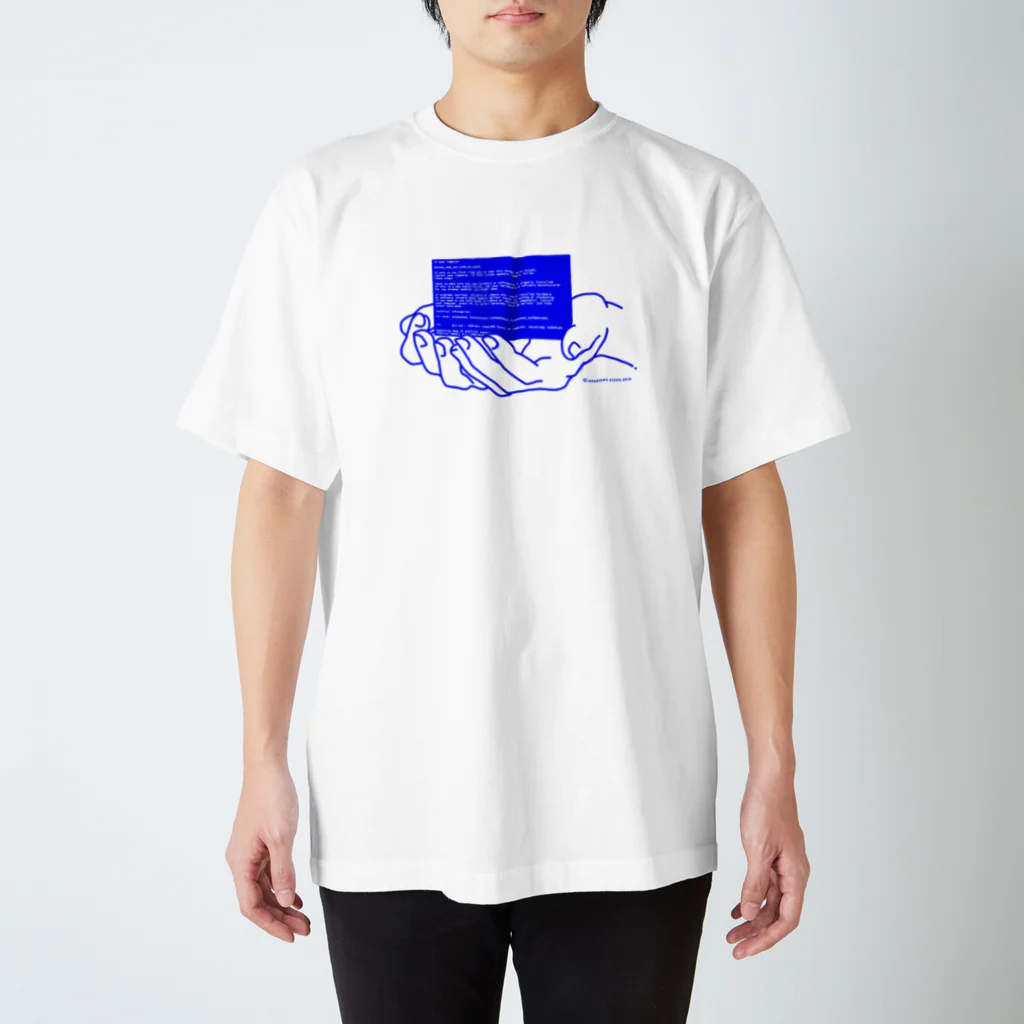 新しい映像のBLUE SCREEN Regular Fit T-Shirt