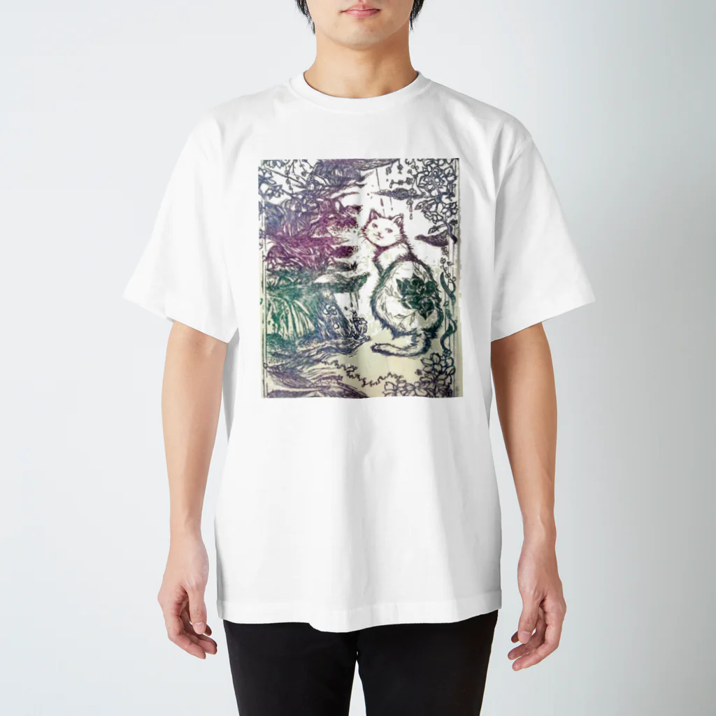 絵本作家－國重奈穂のお店の絵描き－國重 奈穂－１２ スタンダードTシャツ