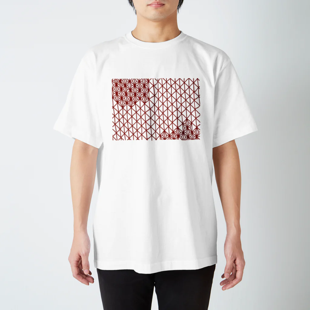 estilo हान्नाの麻柄30% Regular Fit T-Shirt