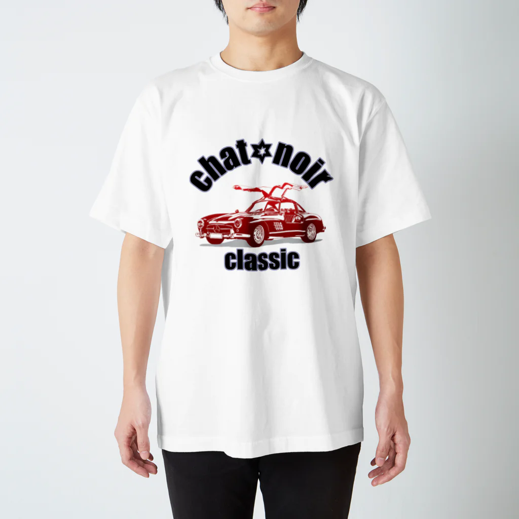 chat noirのchat noir classic series car Regular Fit T-Shirt