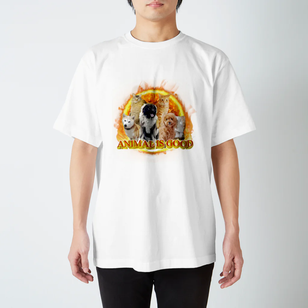 ANIMAL IS GOODの動物は良い4 スタンダードTシャツ