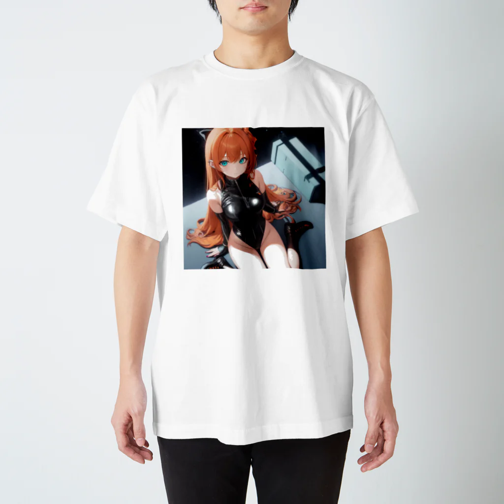 未来アニメスタジオのAIキャラクター7 Regular Fit T-Shirt