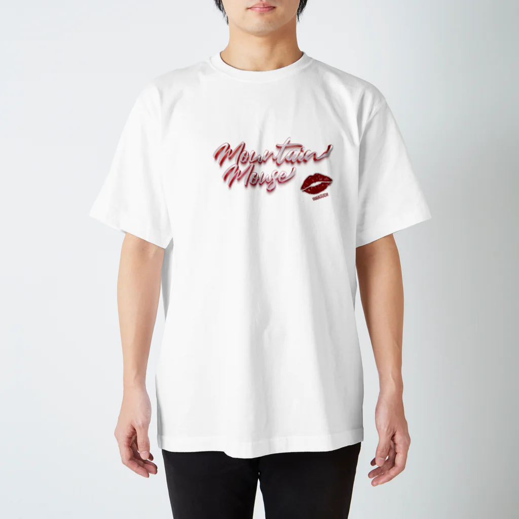 AI Tシャツの【35-山口】MOUNTAIN MOUSE Regular Fit T-Shirt