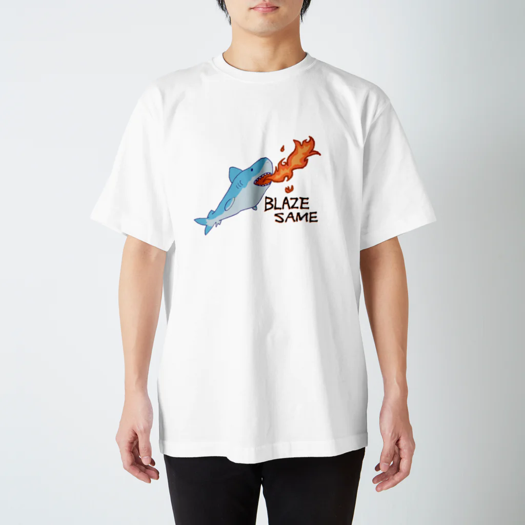 ぺとら／白瓜のBLAZE SAME スタンダードTシャツ