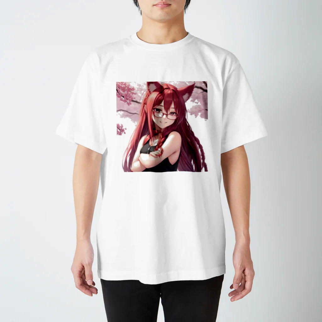 未来アニメスタジオのAIキャラクター10 Regular Fit T-Shirt