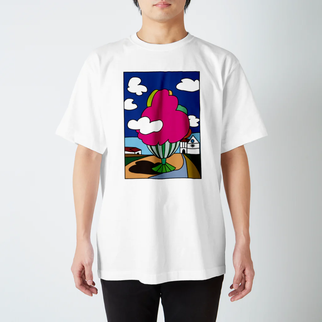 Blupiggの幸せの丘2 スタンダードTシャツ