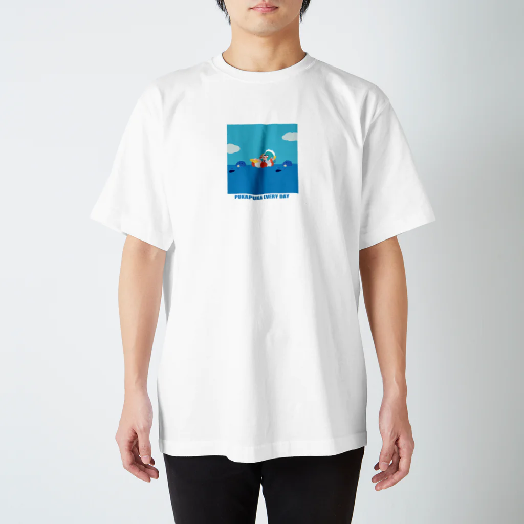 成海うら🏖NiUふぁみりーのPUKAPUKA EVERY DAY Regular Fit T-Shirt