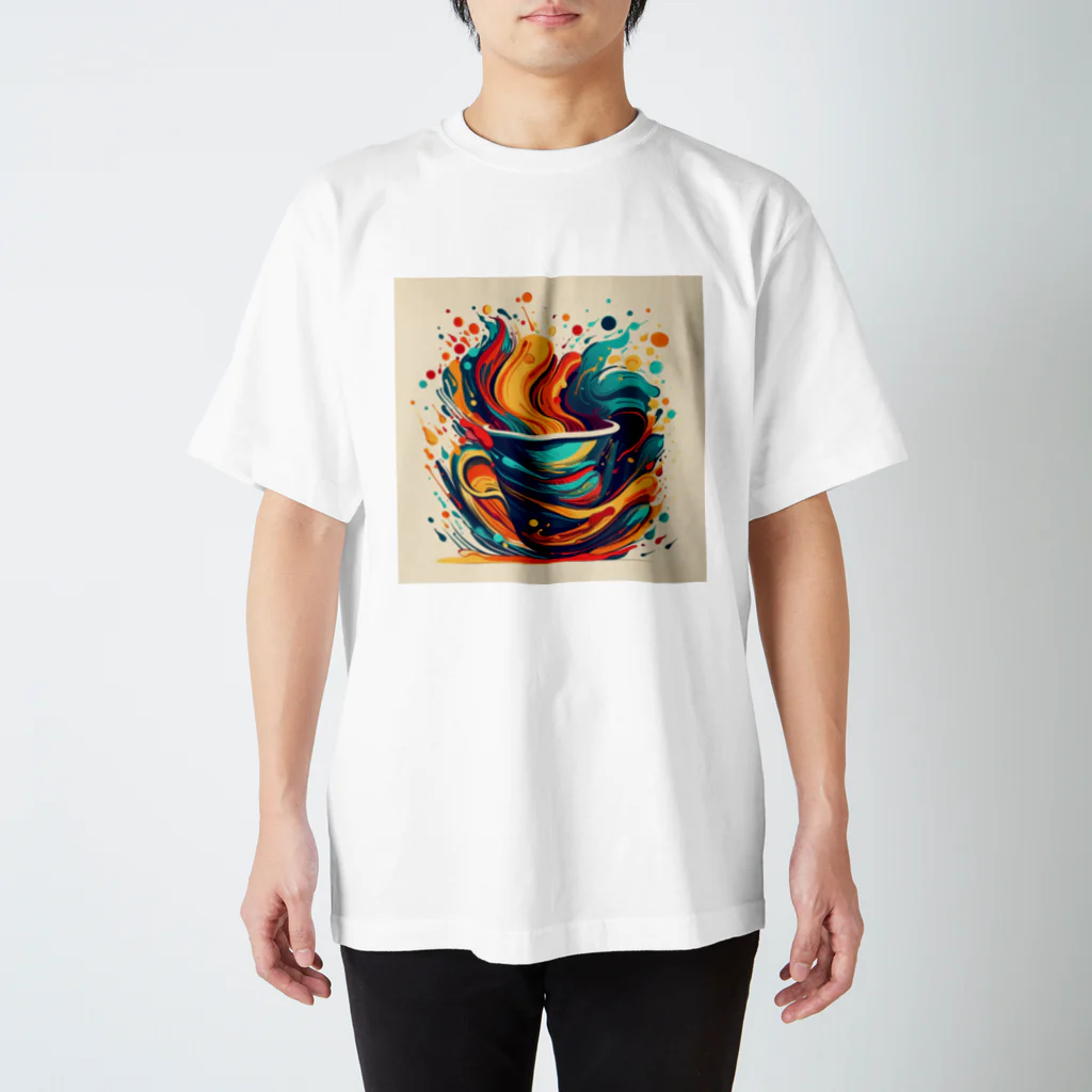 CoffeePixelのPixelBrew Cup D Regular Fit T-Shirt